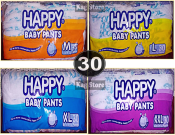 Happy Baby Pants Diaper 30pcs.| M, L, XL, Xxl