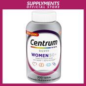 Centrum Silver Women's Multivitamin, 200 Tablets