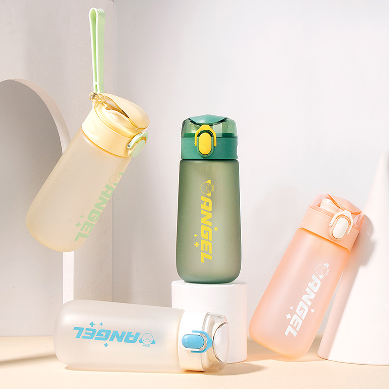 Bình đựng nước nhựa thể thao đẹp cute dễ thương 430ml