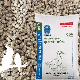 1kg Cám Con Cò C64 thức ăn hỗn hợp cho vịt đẻ siêu trứng