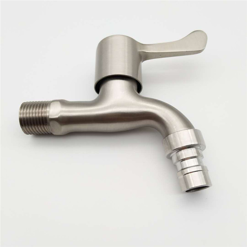 Vòi nước vòi hồ vòi máy giặt inox 304 nguyên khối