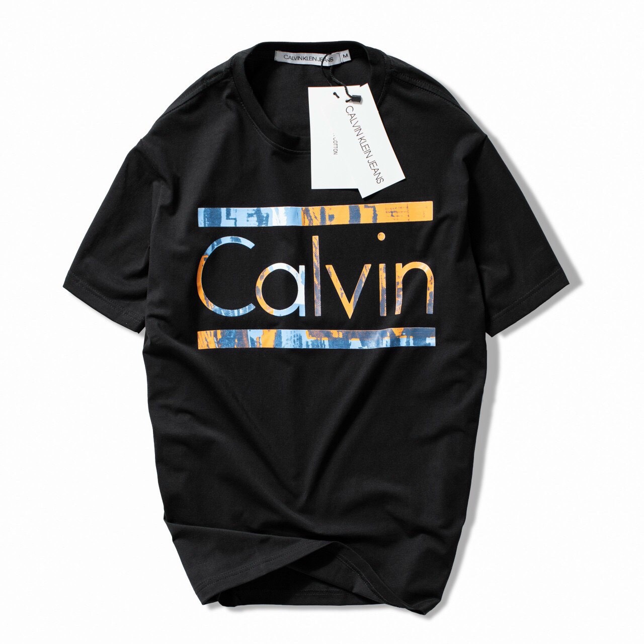 Áo thun nam cotton cổ tròn in chữ độc đáo AXK174