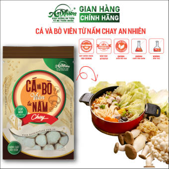 Cá Và Bò Viên Từ Nấm Chay An Nhiên 500g, HÀNG CÔNG TY, Thực Phẩm Chay Dinh Dưỡng