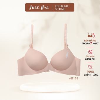 Áo ngực không gọng Just Bra thiết kế đường dập giả gọng, mút bàn tay nâng ngực cho vòng ngực nhỏ AB183