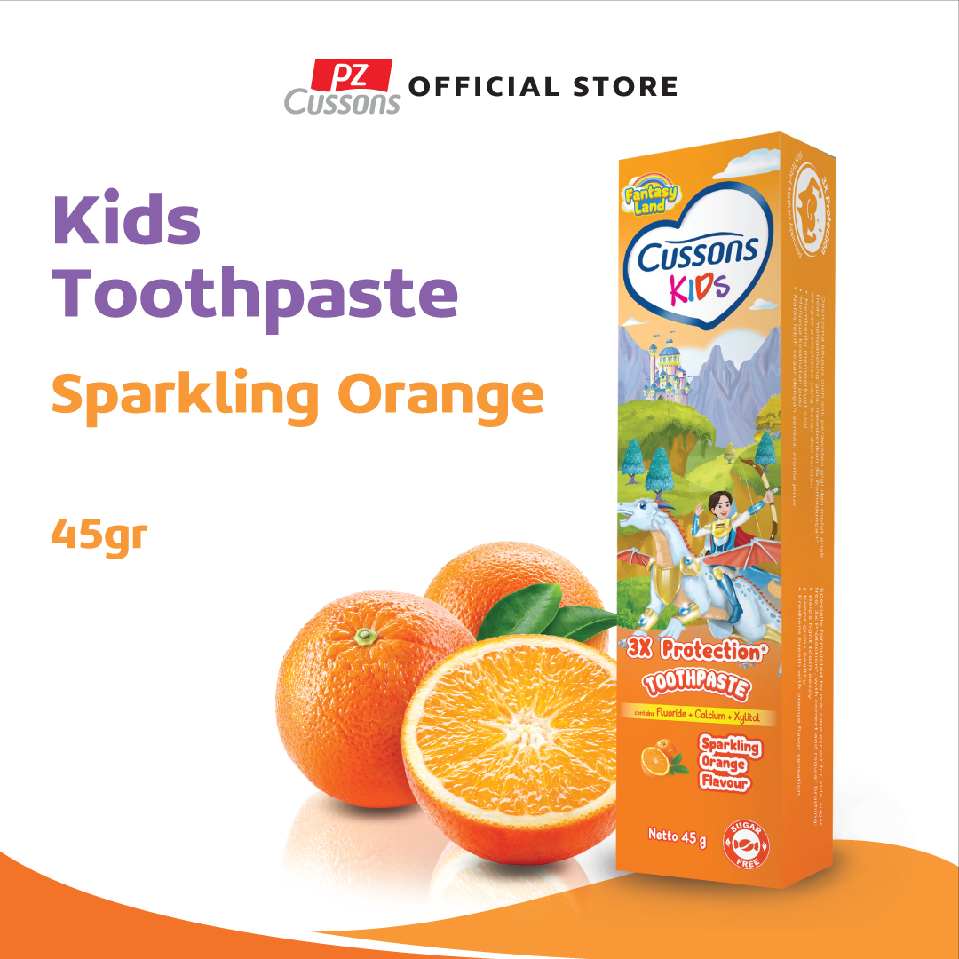 Cussons Kids Toothpaste Dragon Sparkling Orange 45gr