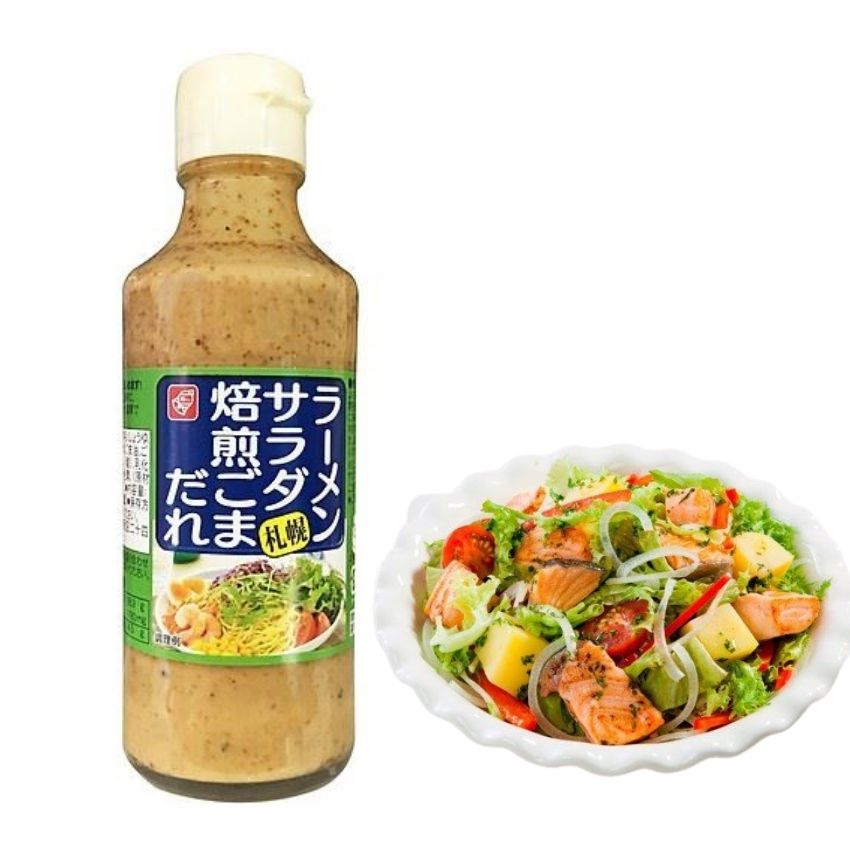 Sốt salad mè rang chai 215g