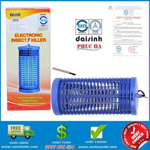 Đèn Bắt Muỗi Gia Đình DS-D6 Xanh