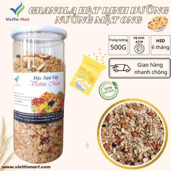 500G GRANOLA HẠT DINH DƯỠNG NƯỚNG MẬT ONG