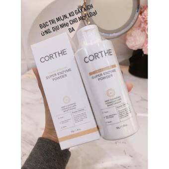 Bột rửa mặt dành cho da dầu , mụn ẩn - Corthe demo esential super enzym powder