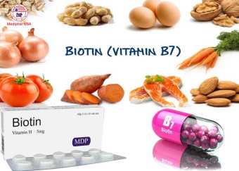 Biotin  - Viên uống bổ sung Vitamin H và Vitamin B5