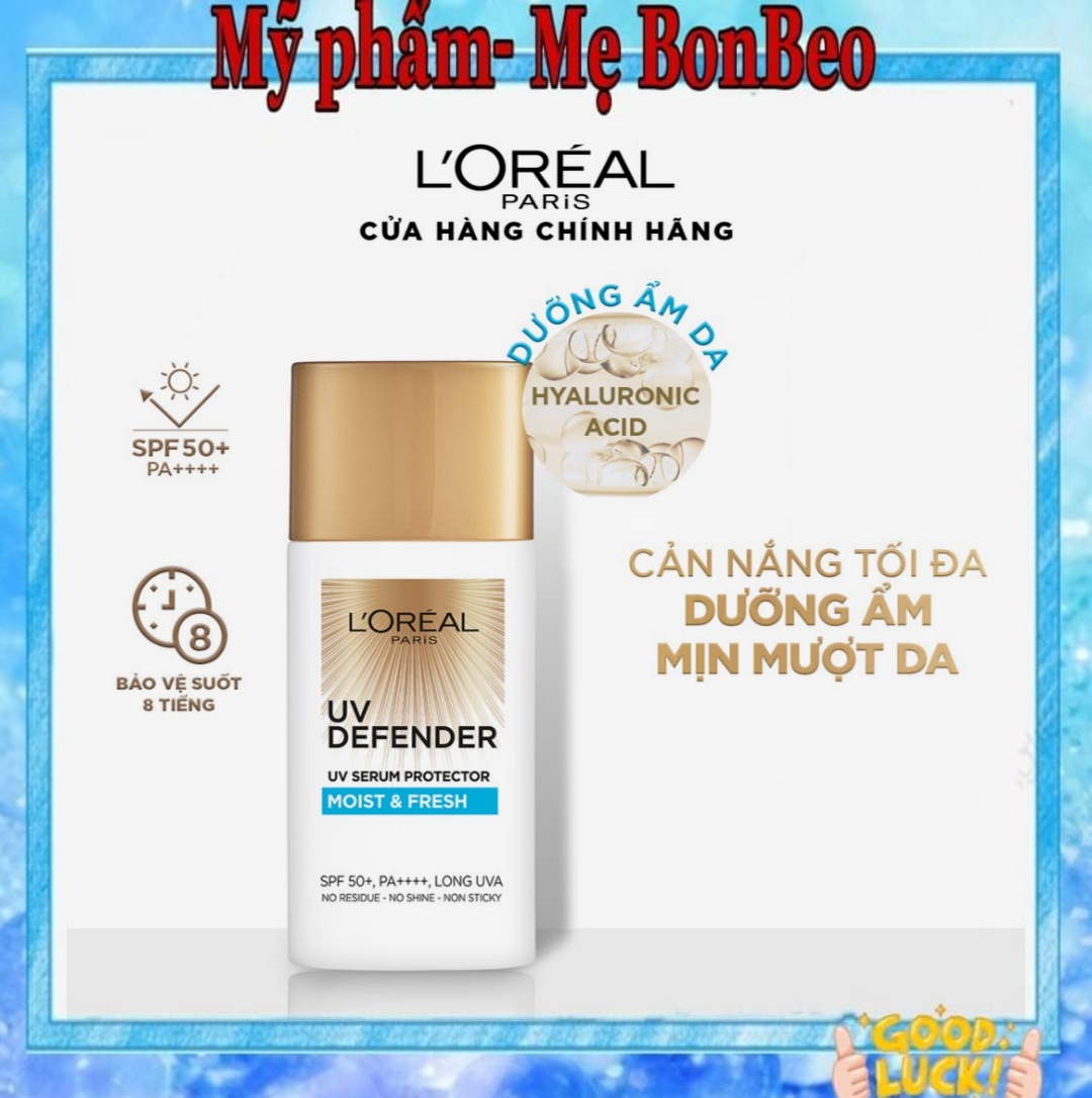 Kem chống nắng loreal moist & fresh dưỡng ẩm không nhờn rít 50ml uv perfect spf50+ pa++++