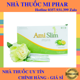 Thạch giảm cân Ami Slim  Sản Phẩm Hỗ Trợ Làm Giảm Mỡ Thừa Và Kiểm Soát Cân Nặng - MI001