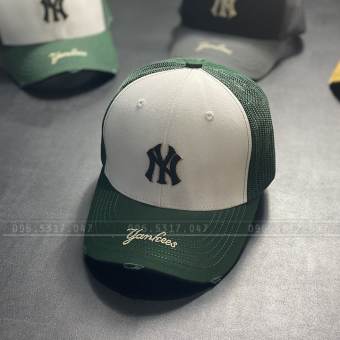 Nón Mũ Lưỡi Trai NY MLB Lưới, Thêu Chữ NY Trên Vành, Chất Liệu Lưới Thoáng Mát [HOT TREND]