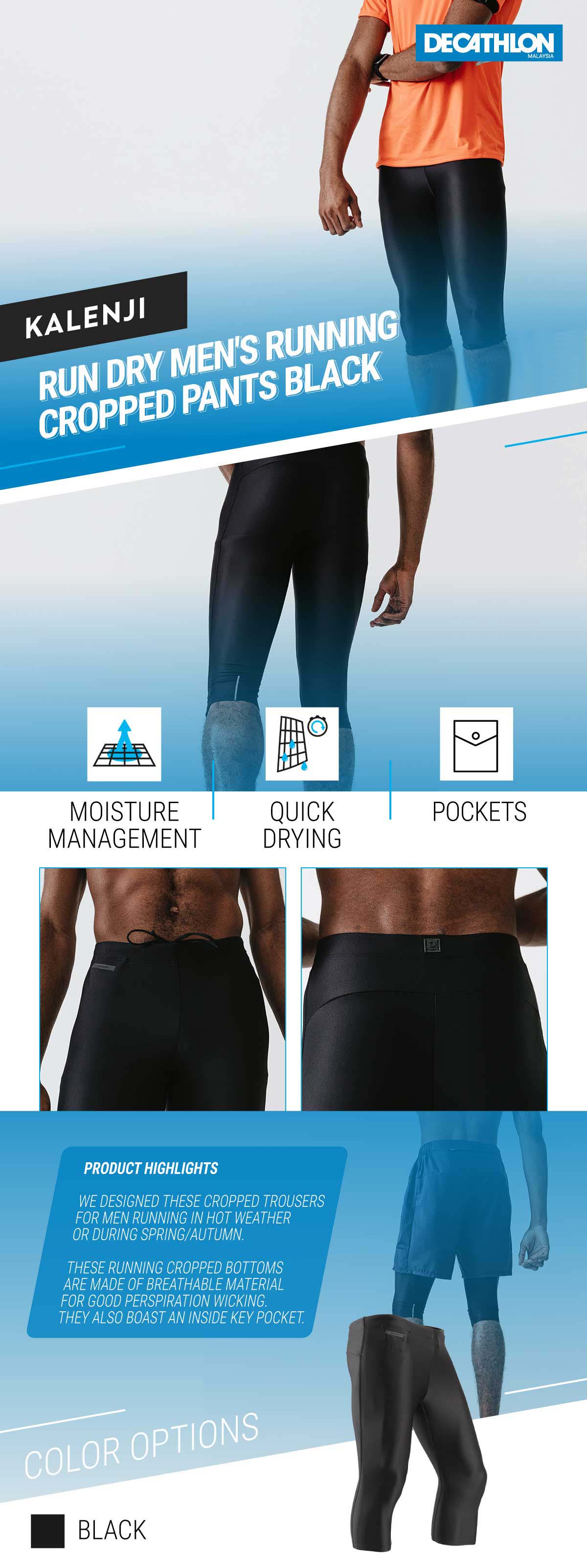 Kalenji Track Pants Trousers 3 Briefs Capris Tops - Buy Kalenji Track Pants  Trousers 3 Briefs Capris Tops online in India
