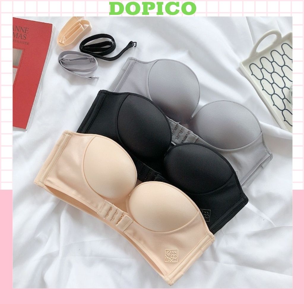 Áo Ngực Nữ Không Dây Không Gọng Cài Trước Nâng Ngực Sexy Dopico Tôn Dáng Vòng 1 , Tạo Khe Quyến Rủ 336