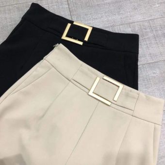 Quần baggy đai mạ vàng