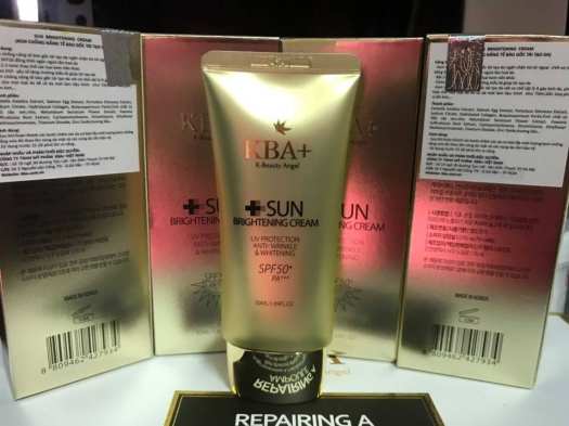 KEM CHỐNG NẮNG TẾ BÀO GỐC KBA CÓ LÊN TÔNG