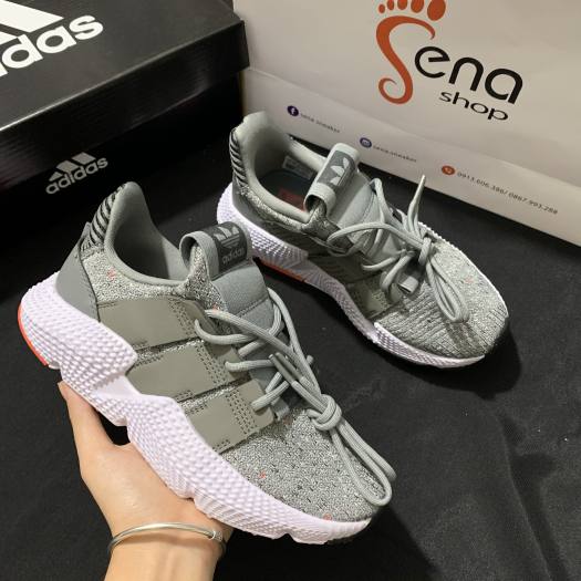 Giày thể thao Pro xám cam cao cấp