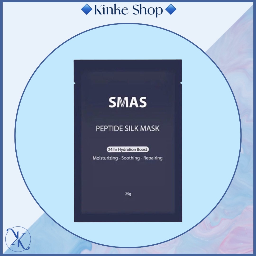 ✅ mặt nạ smas dưỡng ẩm phục hồi làm dịu da tức thì smas peptide silk mask 25g nhập khẩu chính hãng