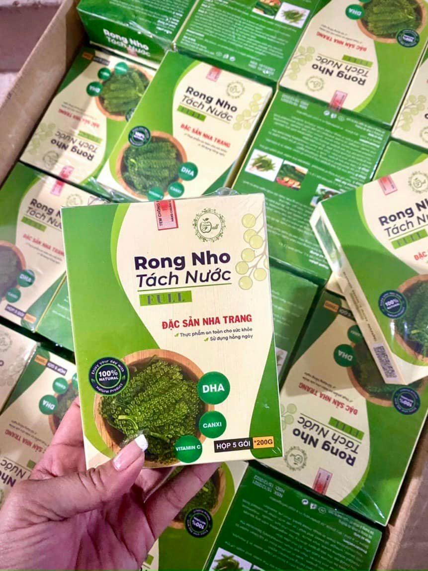 Rong nho tách nước Nha Trang hộp 200gr