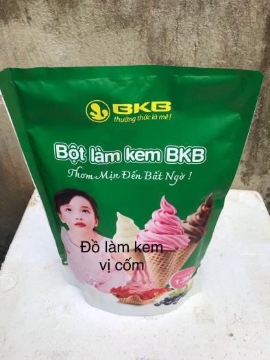 bột làm kem ốc quế vị cốm