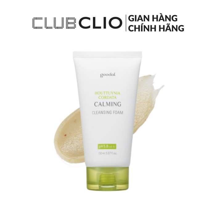 Sữa Rửa Mặt Làm Sạch Da Goodal Houttuynia Cordata Calming Ph Balancing Cleansing Foam 150Ml