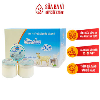 Sữa Chua Dê Ba Vì - Thùng 12 Hũ