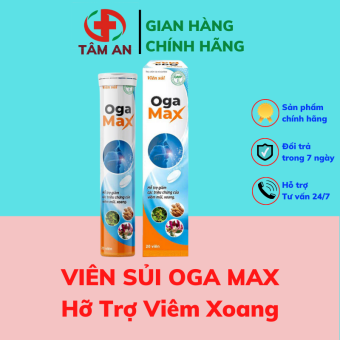 Viên Sủi OGA MAX - Hỗ Trợ Viêm Mũi Dị Ứng, Viêm Xoang (Tuýp 20 viên)