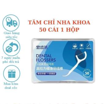 Tăm chỉ nha khoa vệ sinh kẽ răng chân nướu chuyên dụng.