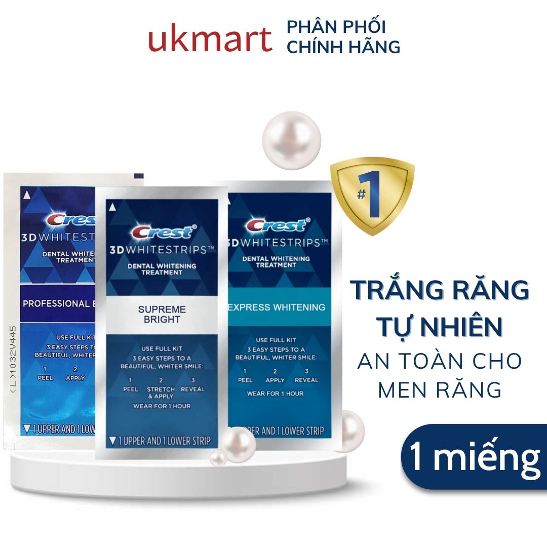 Miếng Dán Trắng Răng Crest Whitestrips Supreme Professional - White Effects