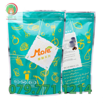 Bột Pudding Khoai Môn (Flan Khoai Môn) hiệu Mole Đài Loan túi zip 1kg