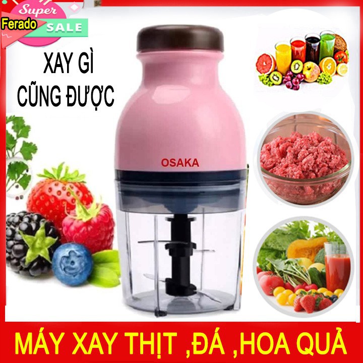Máy xay mini đa năng hàng xuất nhật OSAKA đầu dẹt - Máy xay sinh tố OSAKA