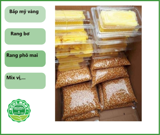 Bắp rang bơ - Bắp mỹ - hạt bắp nổ