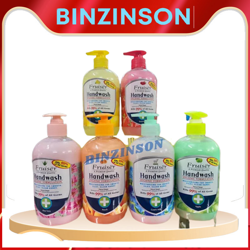 Nước rửa tay fruiser bảo vệ da tay và diệt khuẩn 500ml hàng nhập malaysia - binzinson