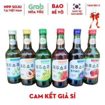 Soju Nhập Khẩu Hàn Quốc, tặng bộ ly thủy tinh