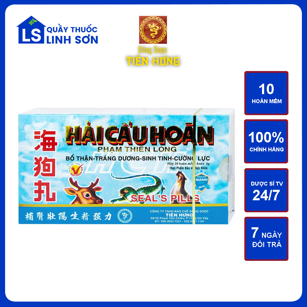 Viên uống hải cẩu hoàn phạm thiên long bổ thận, tráng dương