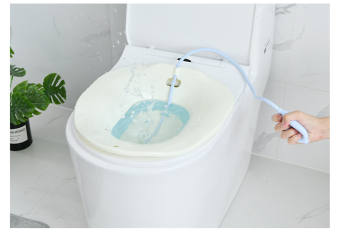 Chậu xông vùng kín sau sinh loại gấp gọn kèm vòi xịt