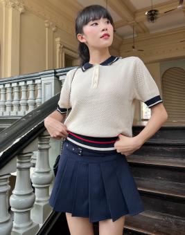 Chân váy xếp ly kèm belt LIAM SKIRT