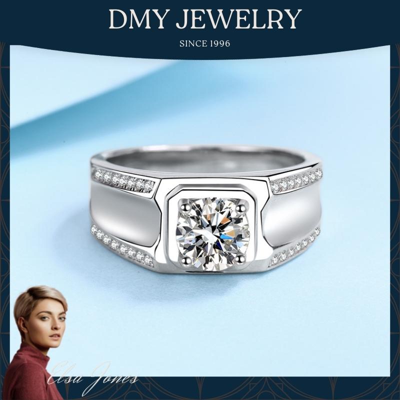 DMY Jewelry Diamond Ring For Women/Moisanite Ring/Moissanite Diamond Ring/Moissanite Jewelry/Man Jewellery Ring/925 Silver Ring/Silver Ring Man/Moissanite Ring Gra/Moissanite Ring 0.5 Caret/ Classic Men's Rings Anniversary Gift