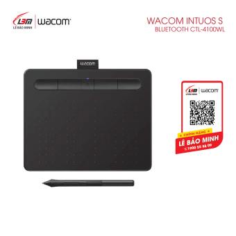 BẢNG VẼ ĐIỆN TỬ HIỆU WACOM INTUOS S, BLUETOOTH CTL-4100WL