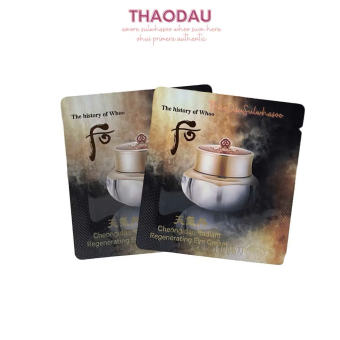 Combo 10Gói hoặc 20Goi Sample Kem Dưỡng Mắt Xóa Nhăn Cheongidan Radiant Regenerating Eye Cream 1ml