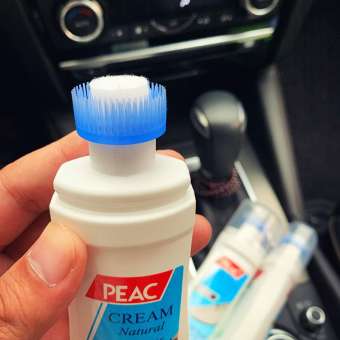 Chai lọ Tẩy Trắng Giày Plac Có Chổi Đầu-Lọ Nước lau giày tẩy trắng Plac đa năng (100ml)