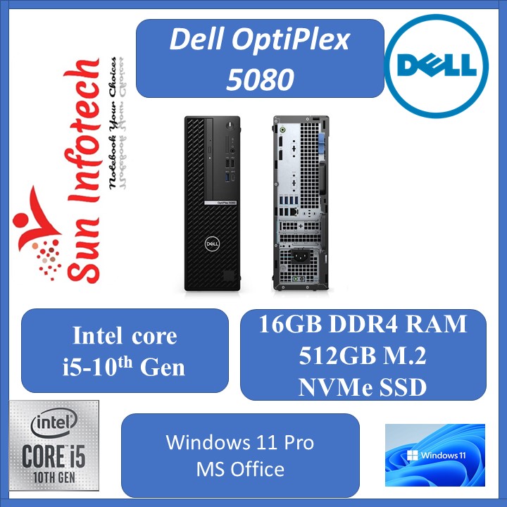 Dell OptiPlex 5080 SFF Intel Core i5-10500 16GB DD...