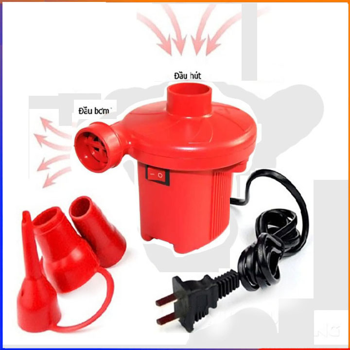 Máy bơm hơi mini 2 chiều thông minh - Bơm điện cầm tay cho bể bơi phao bơi