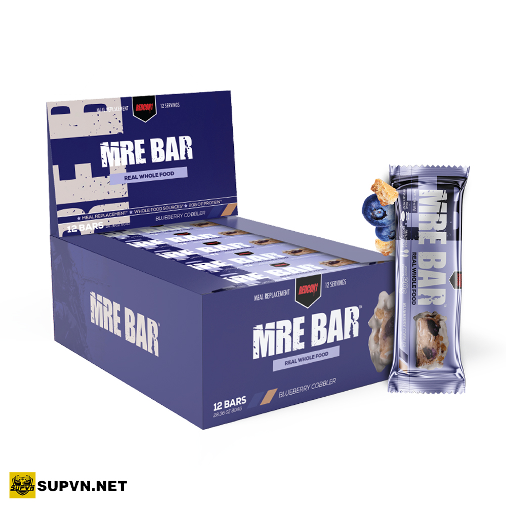 Redcon1 - mre bar protein bar thực phẩm bổ sung protein hoàn chỉnh, nhiều hương vị thơm ngon