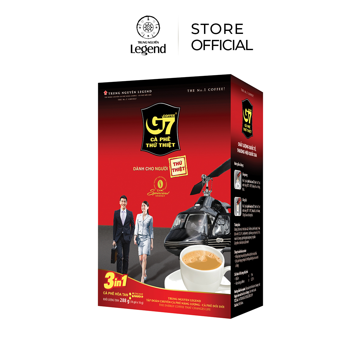 Cà phê hòa tan g7 3in1 - 18 sticks