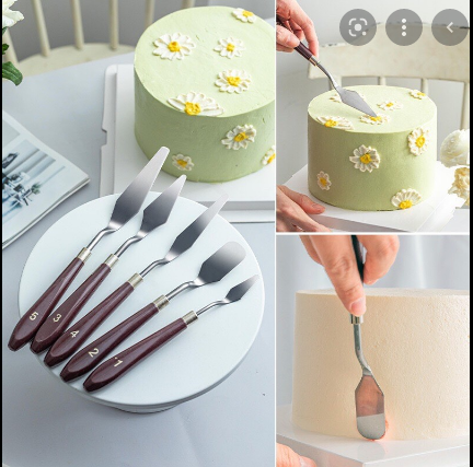 Bộ 5 dụng cụ chà láng trang trí bánh kem