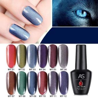 Sơn gel AS - màu mắt mèo 3D mã MY