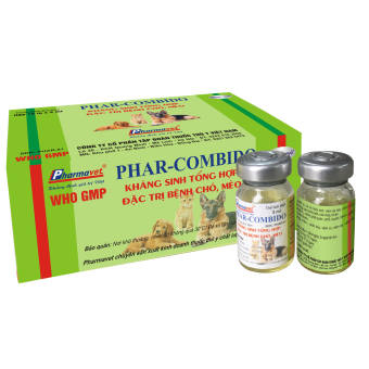 Phar-combido 5ml/lọ (kháng sinh chó, mèo)