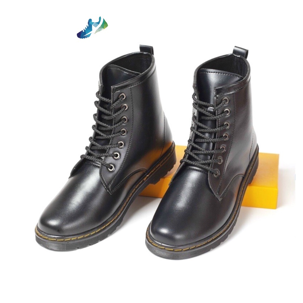 Giày combat boots nam cao cổ, đế khâu chắc chắn-mã DCC01 thời trang mẫu mới